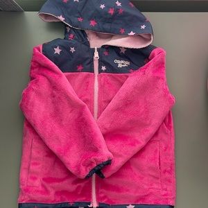 Reversible toddler girl light weight jacket. Worn twice